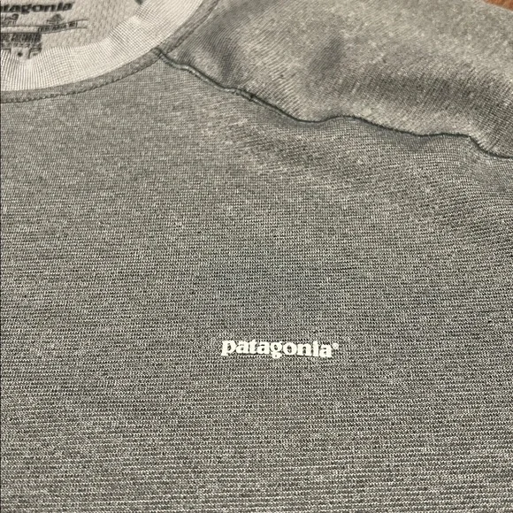 Patagonia Capilene Gray Lightweight Baselayer Long Sleeve Shirt Mens Sz Small - Picture 4 of 4